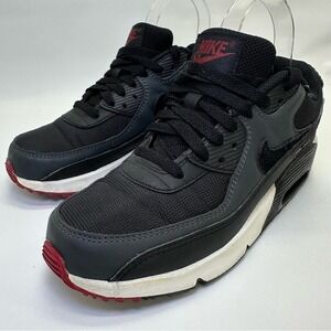 Nike Air Max 90 Anthracite Team Red size 5Y Nike Air Max 90 Shoes black burgundy